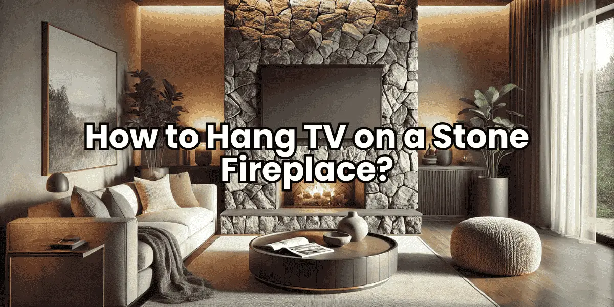 How to Hang TV on Stone Fireplace