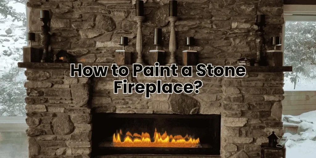 How to Paint a Stone Fireplace