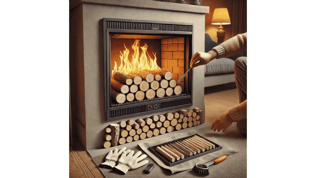 Arranging Fireplace Logs in Simple and Easy Ways