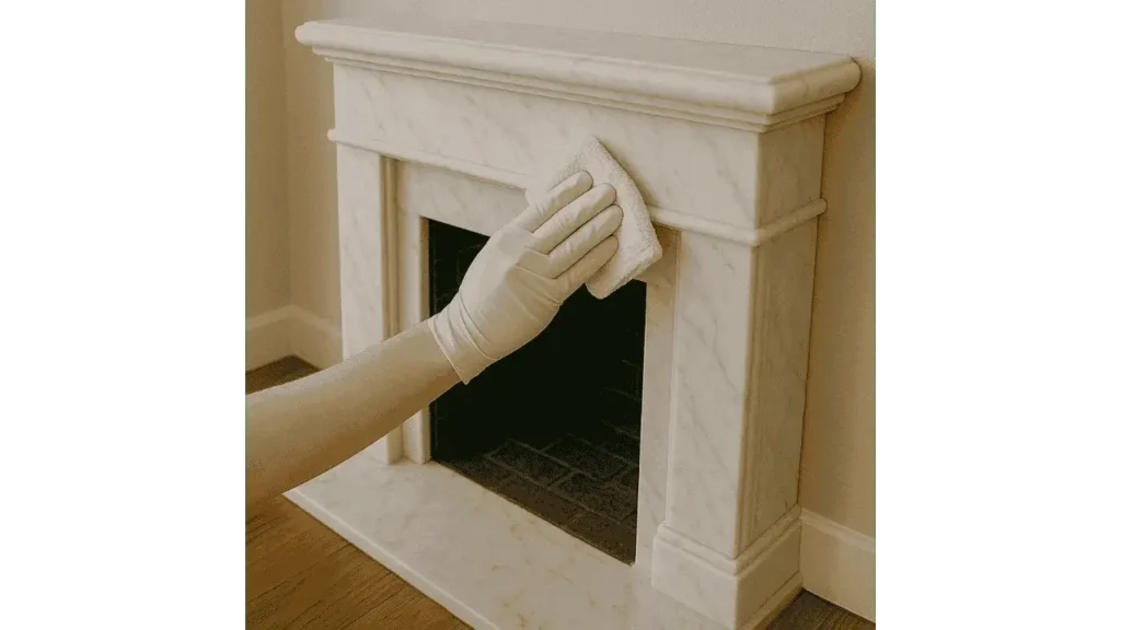 How to Clean Marble Fireplaces