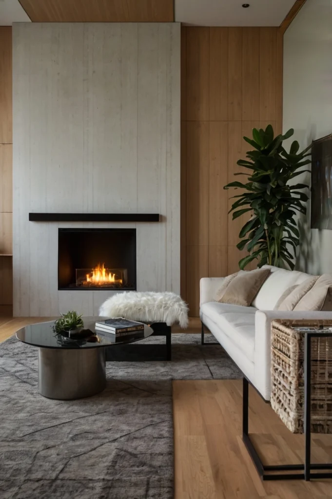 Linear Wall-Mounted Gas Fireplace