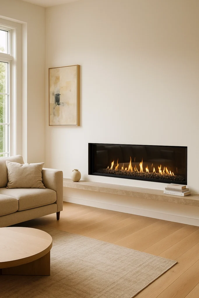 Linear Gas Fireplace