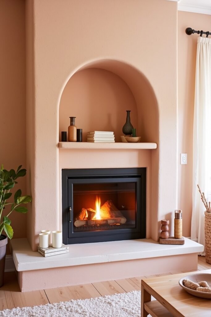 Curved Plaster Dome Wall