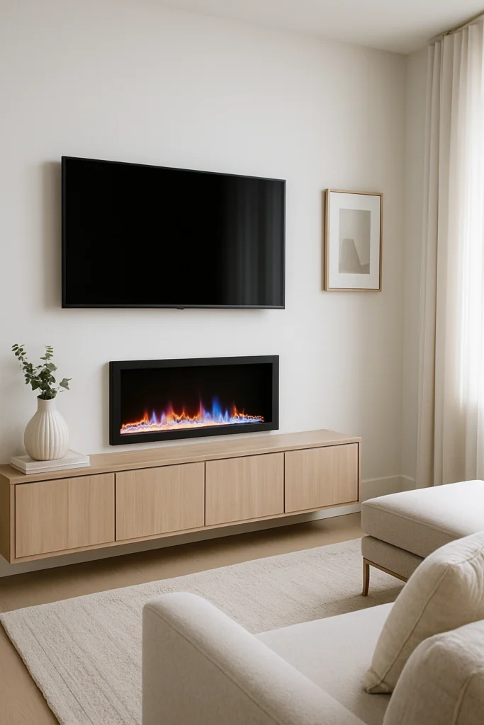 Wall-Mounted Fireplace
