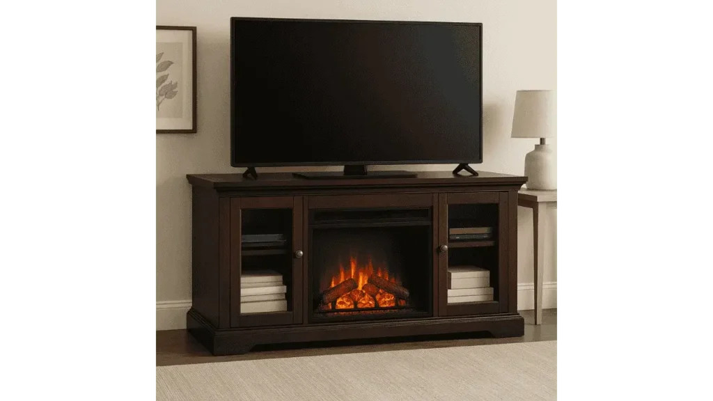 Are TV Stands with Fireplaces Safe.