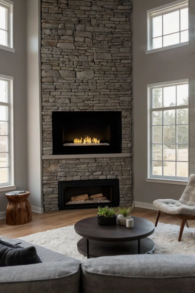 Corner Gas Fireplace