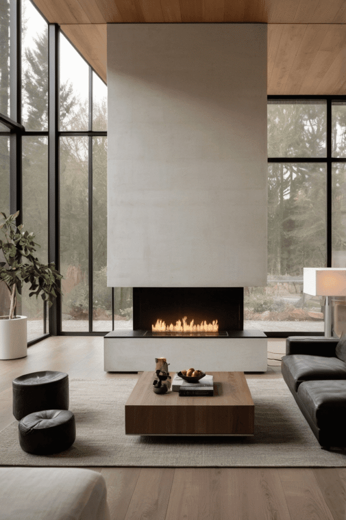 Floating Room-Divider Column
