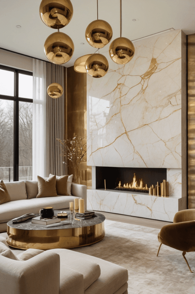Book-Matched Quartzite Panels