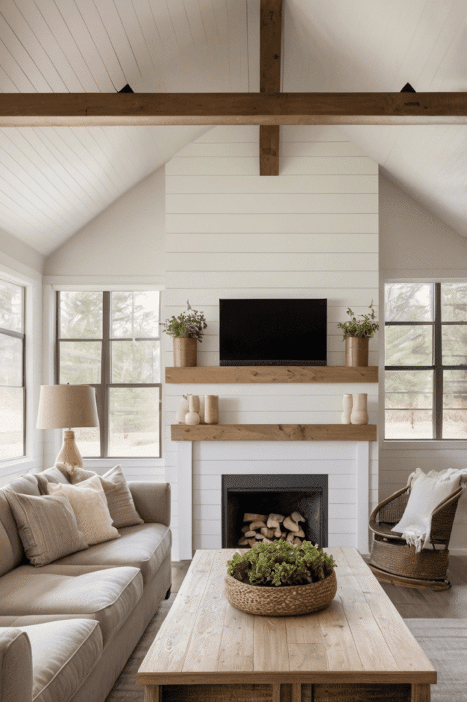 Chevron Shiplap Feature