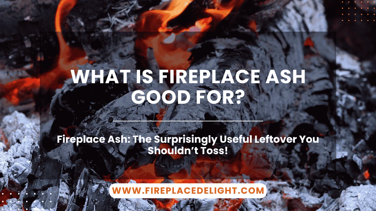 What Is Fireplace Ash Good For
