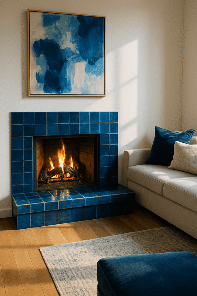 Glazed Lava Stone Tile Field