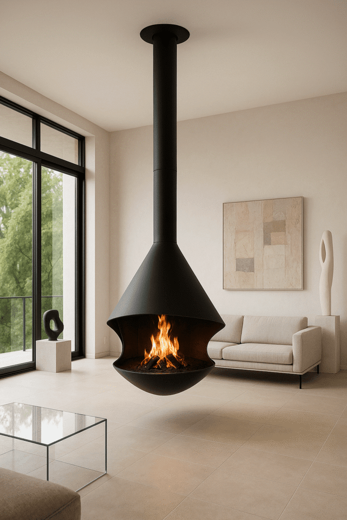 Suspended Modern Hanging Stove