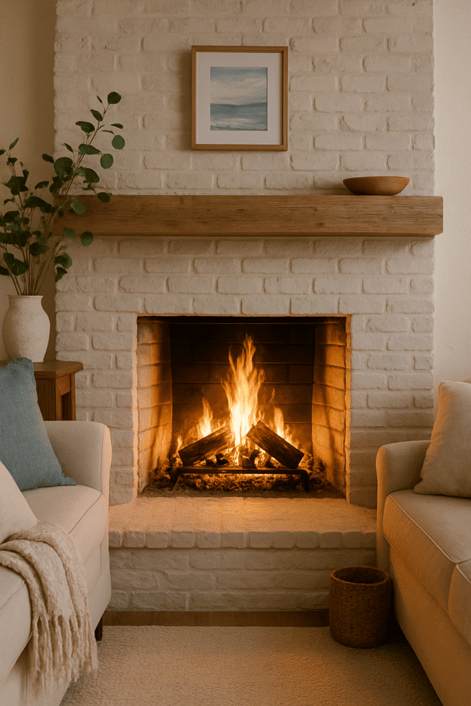 Whitewashed Brick