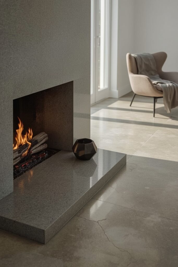 Honed Granite Minimalist Base