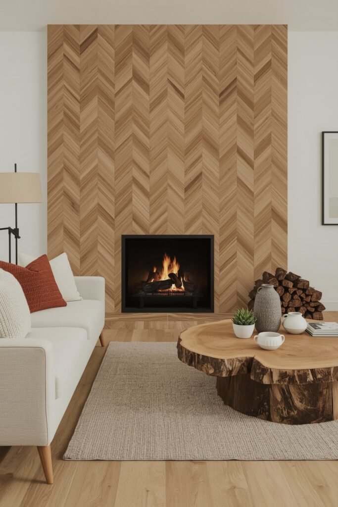 Chevron Wood-Look Porcelain