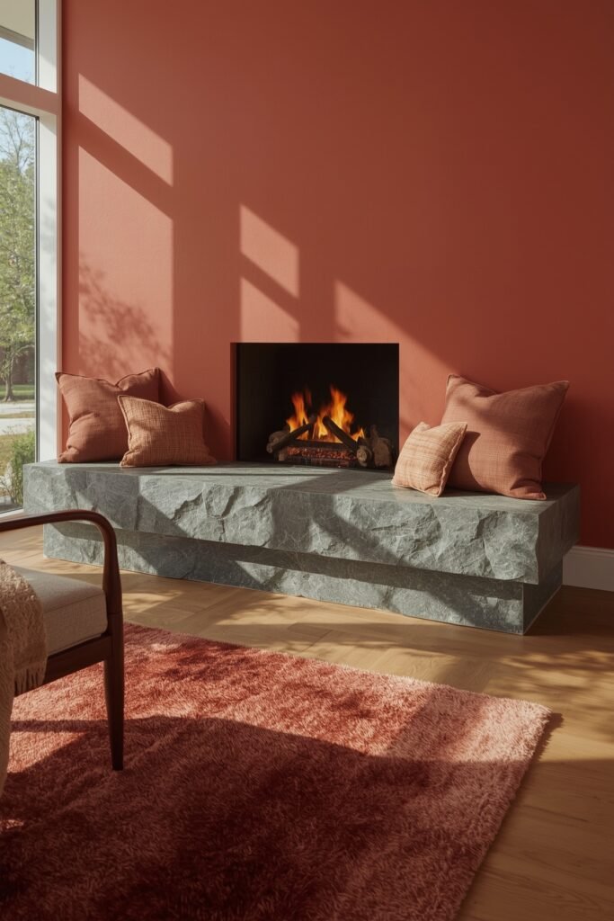 Raised Bluestone Bench