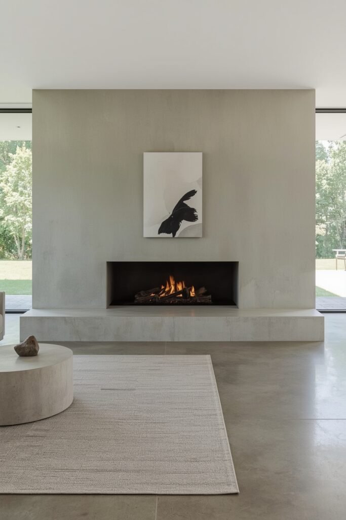 Sleek Concrete Minimalist Surround
