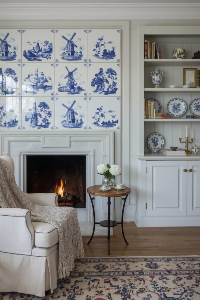 Delft Blue Hand-Painted Scenes