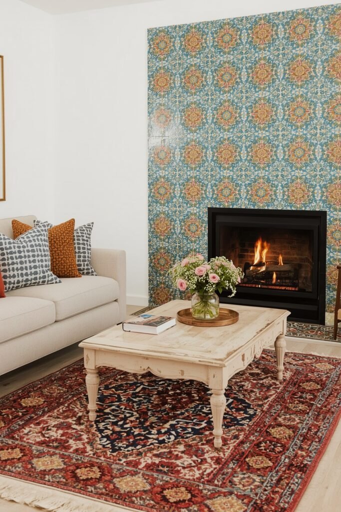 Patterned Encaustic Tile Pop