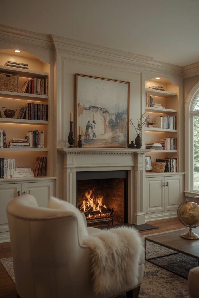 Built-In Bookcase Flanks