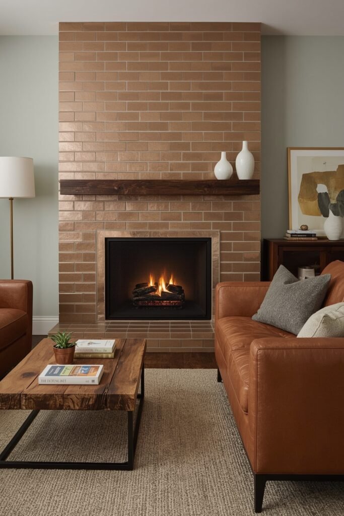 Metallic Bronze Subway Tiles