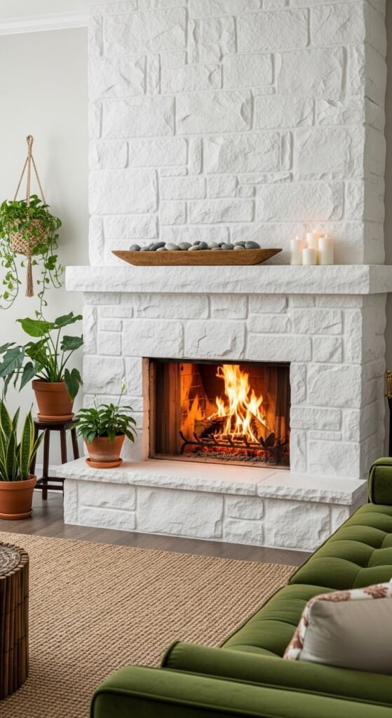 Painted Stone: Natural Texture, Bright Hue