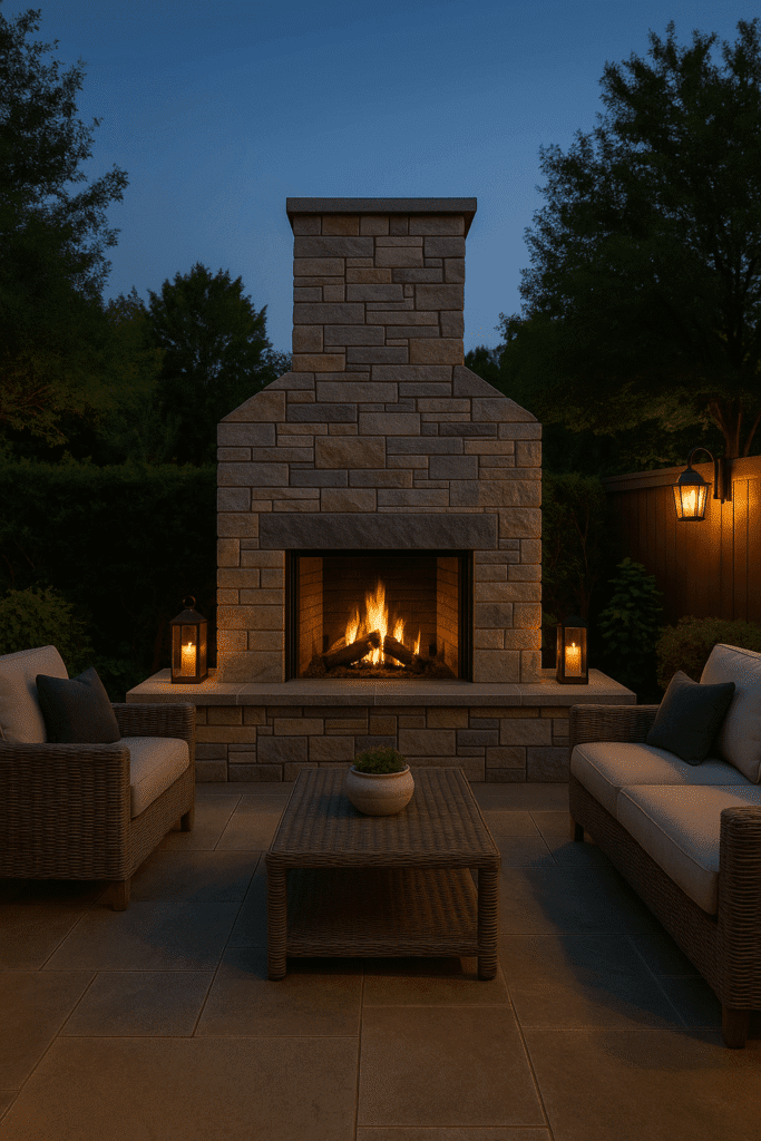 Outdoor Fireplace