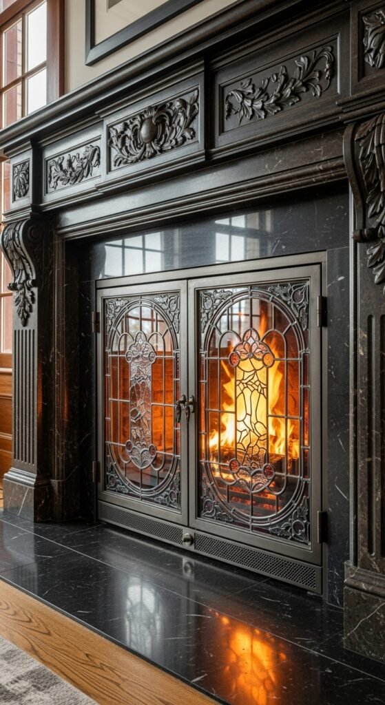 Victorian Style Glass Doors