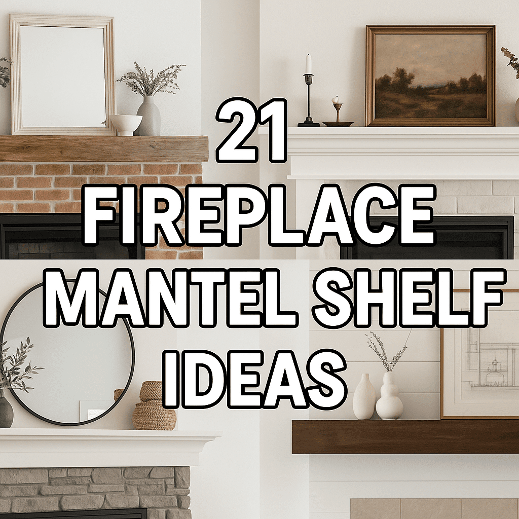 21 Fireplace Mantel Shelf Ideas