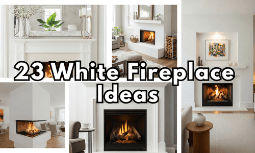 23 White Fireplace Ideas