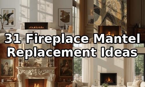 31 Fireplace Mantel Replacement Ideas