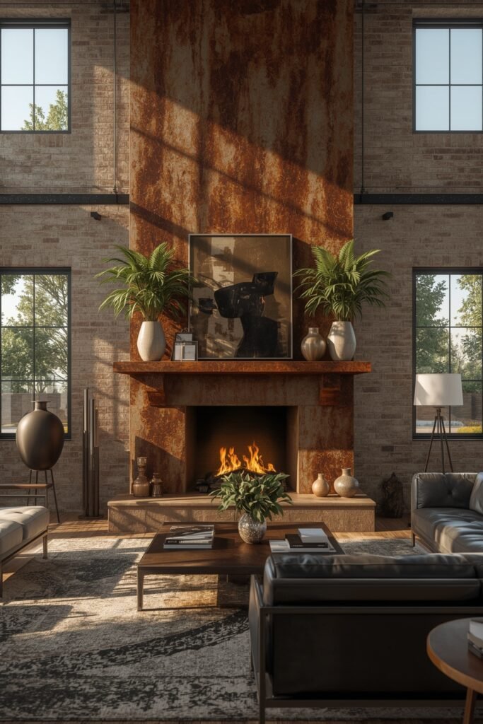 Industrial Steel I-Beam Feature