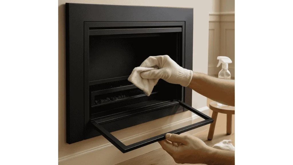 How to Clean a Dimplex Electric Fireplace.