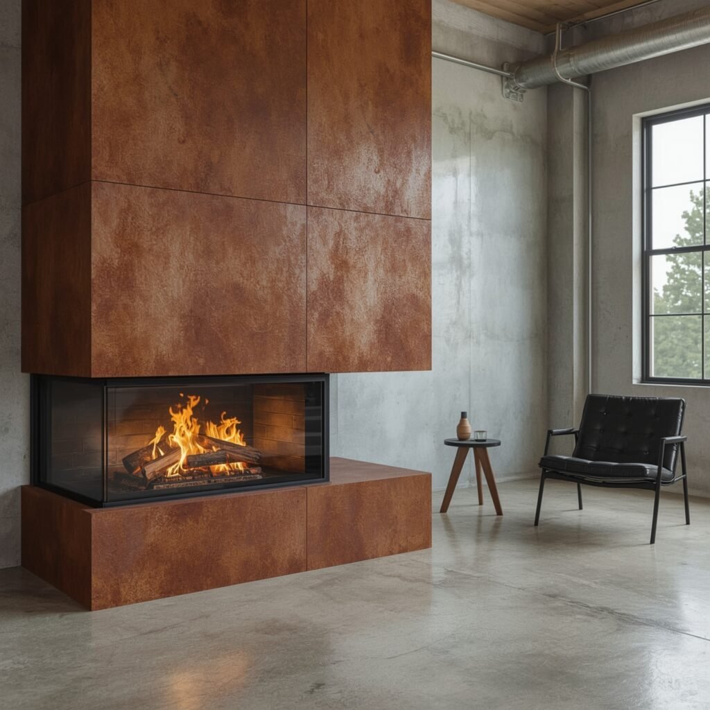 Corten-Steel Cladding Panel for Industrial Edge