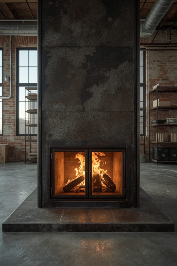 Industrial Metal Glass Doors