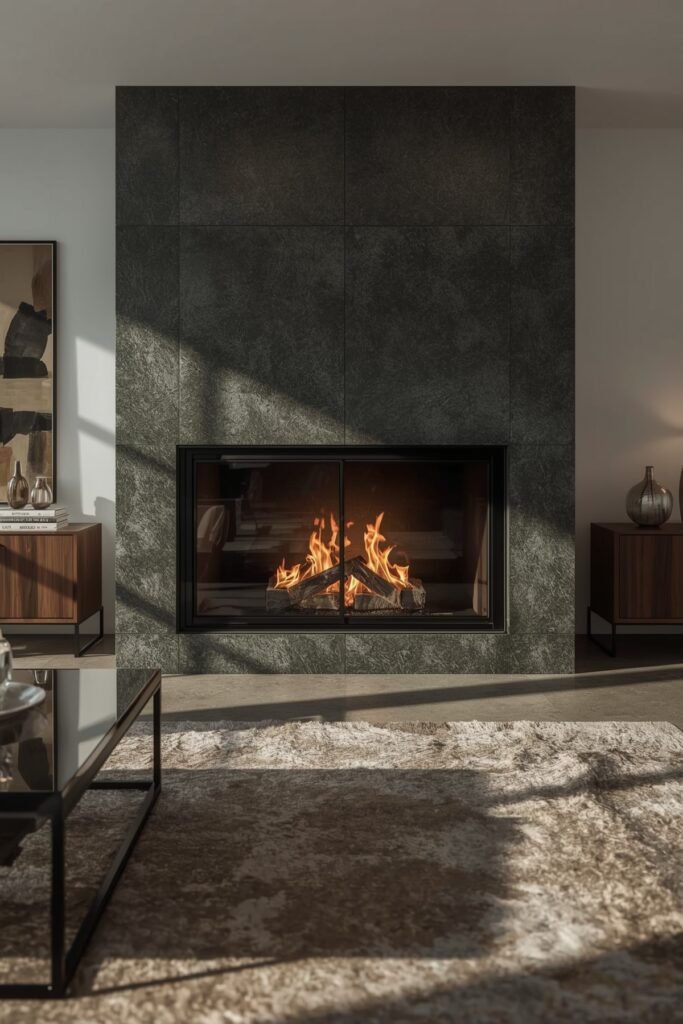 Black Framed Glass Doors