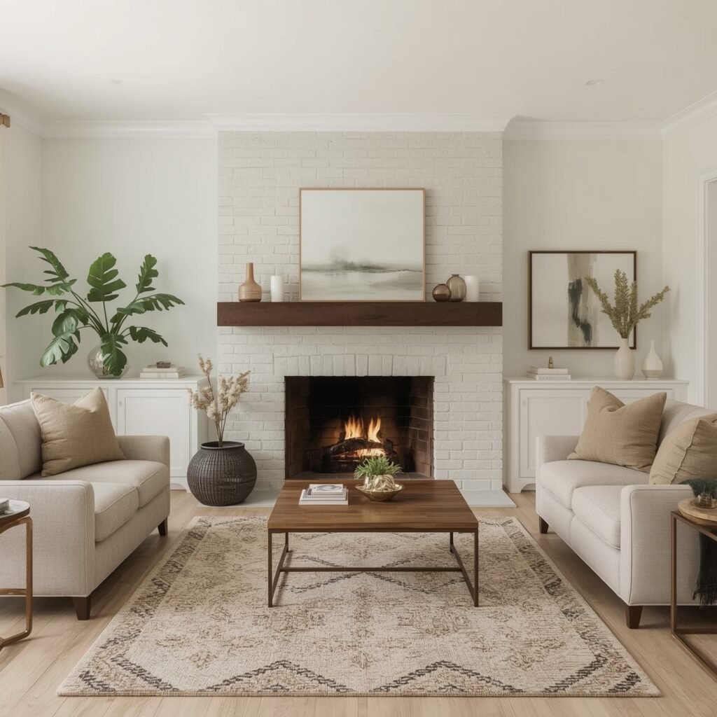 Limewash in Soft Taupe for Subtle Heritage Vibes