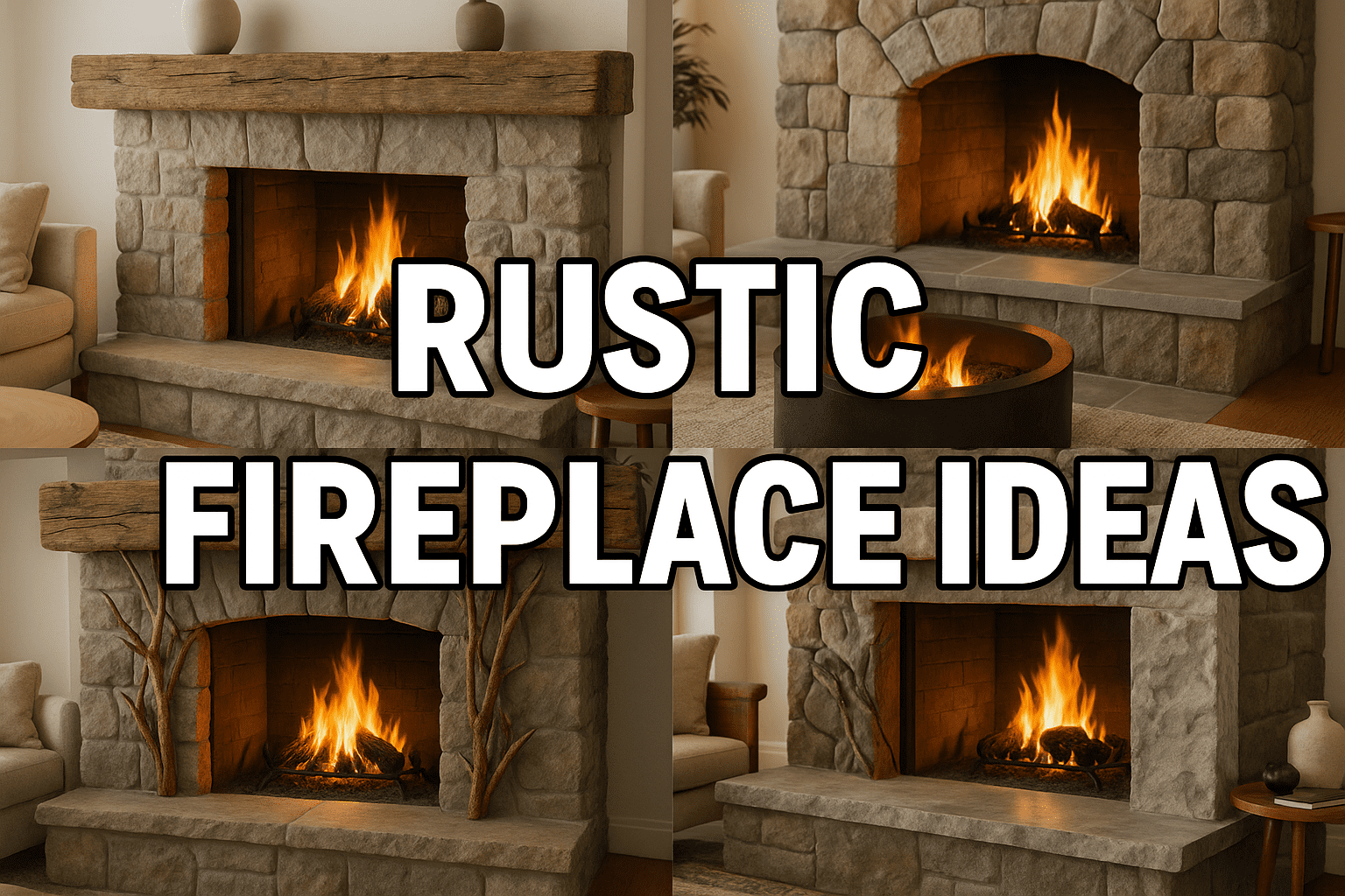 Rustic Fireplace Ideas