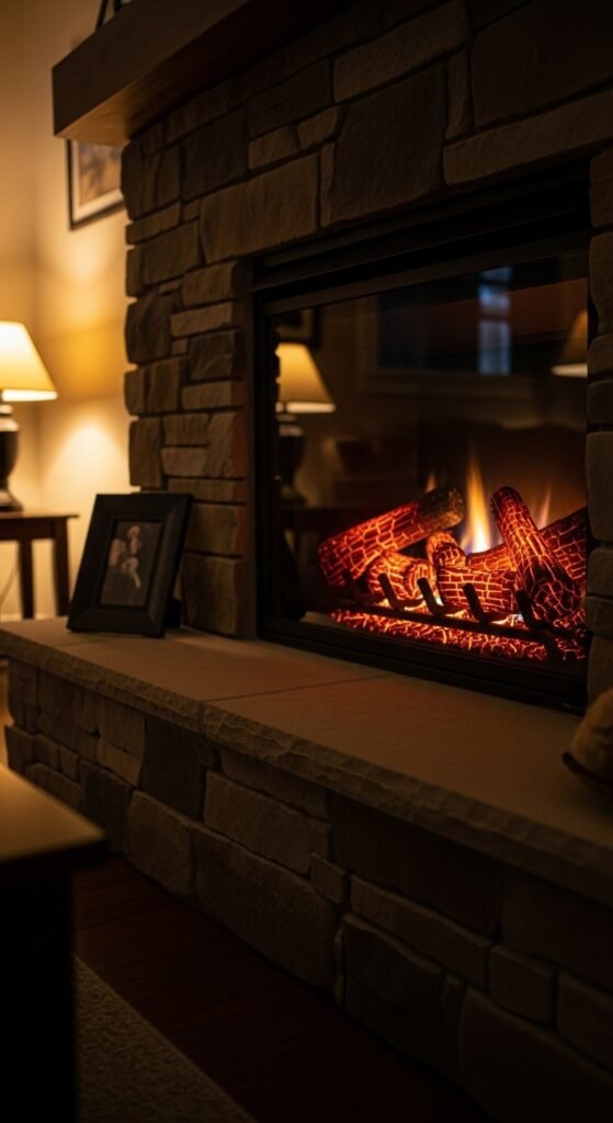 Realistic Fireplace Accent Kits: Ever-Burning Illusion