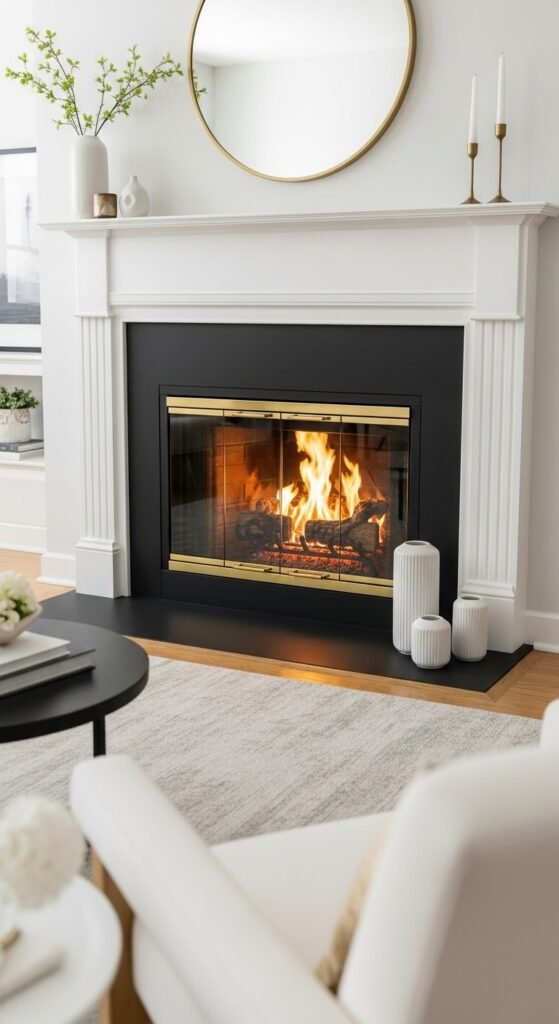 Refresh with New Fireplace Doors or Screens