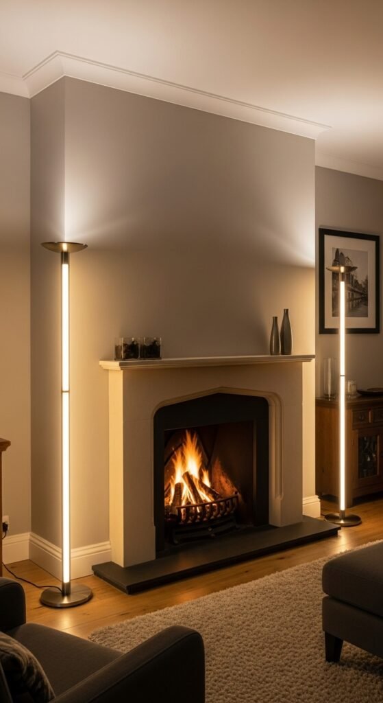 Strategic Floor Lamps: Broad Illumination