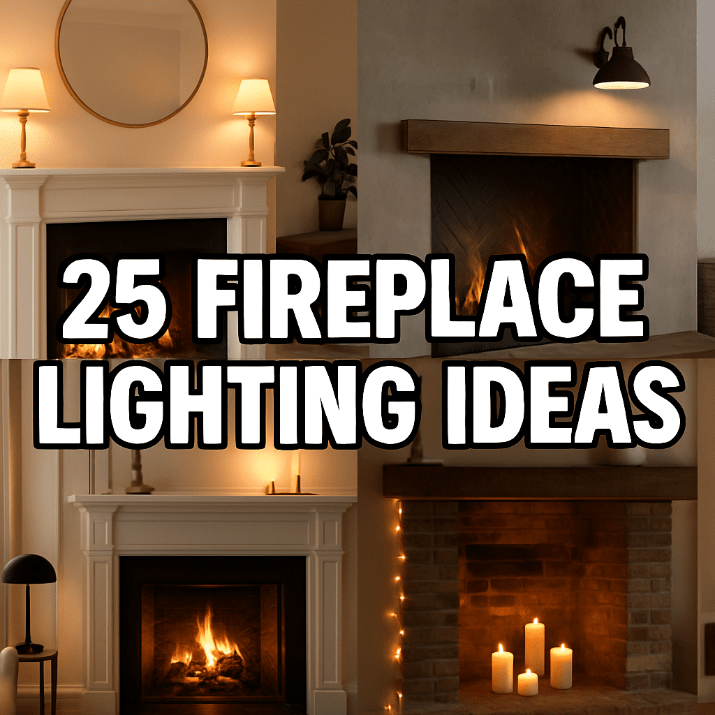 25 Fireplace Lighting Ideas