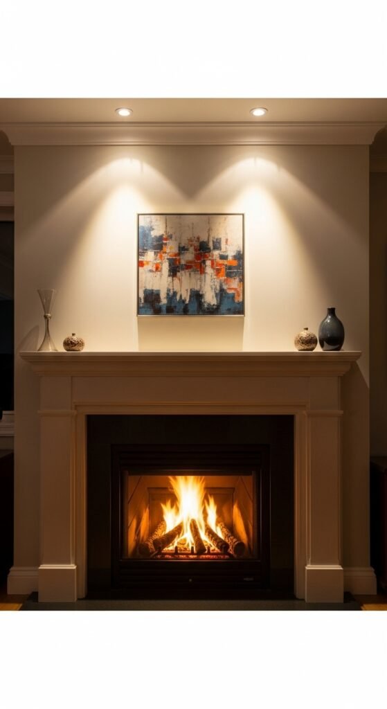 Overhead Recessed Lighting: Focused Brilliance
