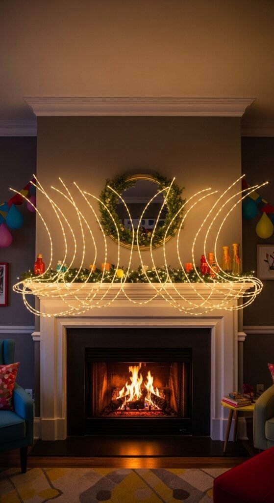 Whimsical String Lights: Festive Sparkle