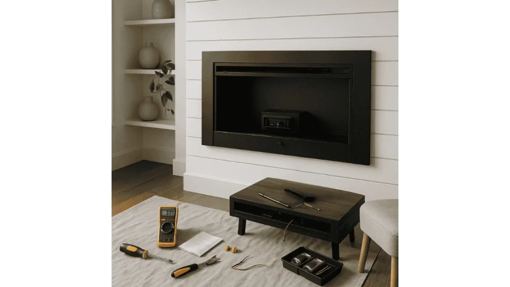 How to Replace an Electric Fireplace Switch.